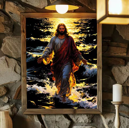 Carpeta con dibujos de Jesús para raspar- Incluye lápiz especial.